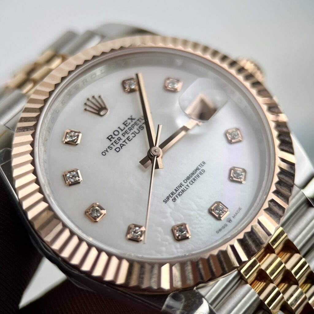 Rolex Replica Watch DateJust 126331 Dial Mother Of Pearl Gold Wrapped GM Factory 41mm