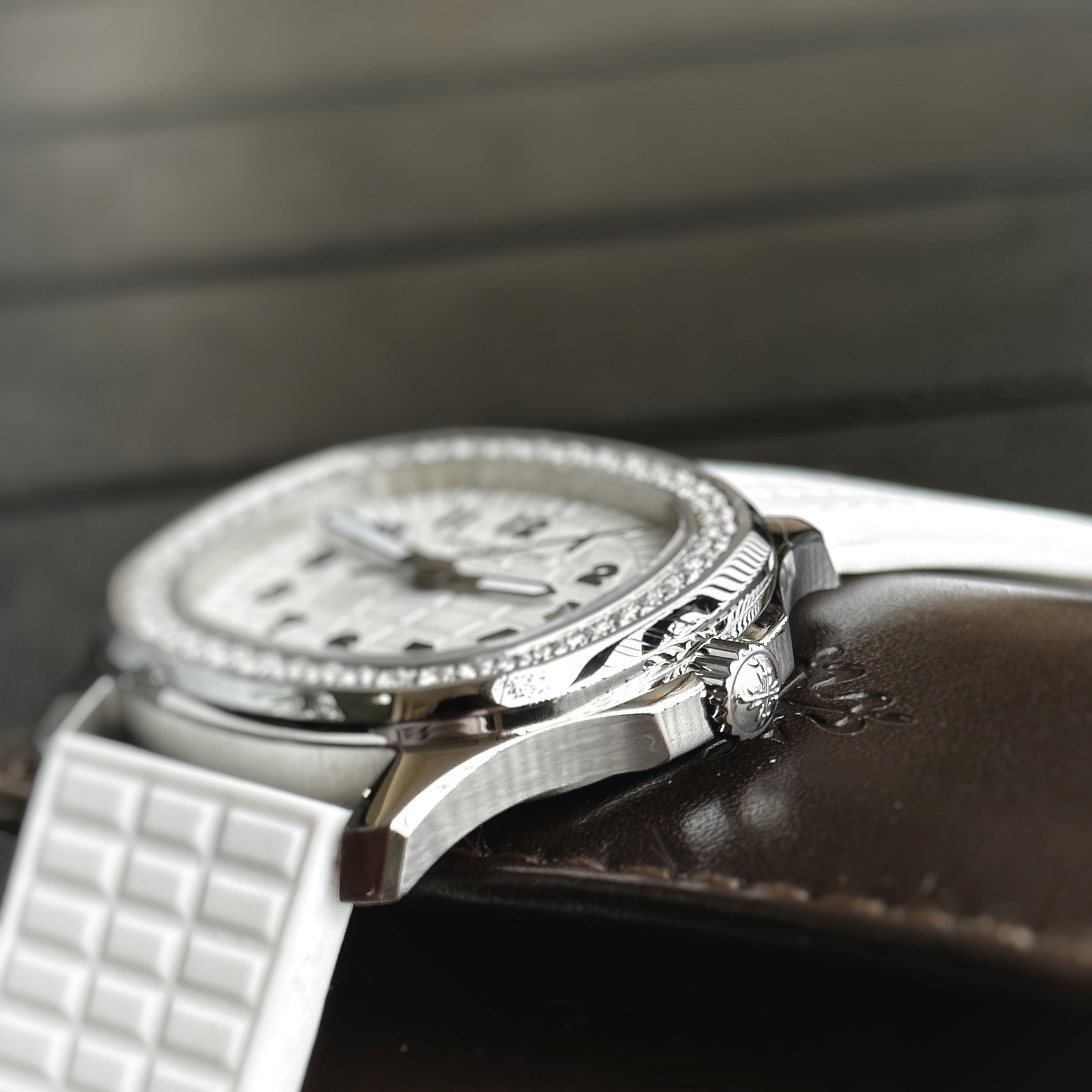 Patek Philippe Fake Watches Aquanaut 5067 White Dial PPF Factory 35.6mm
