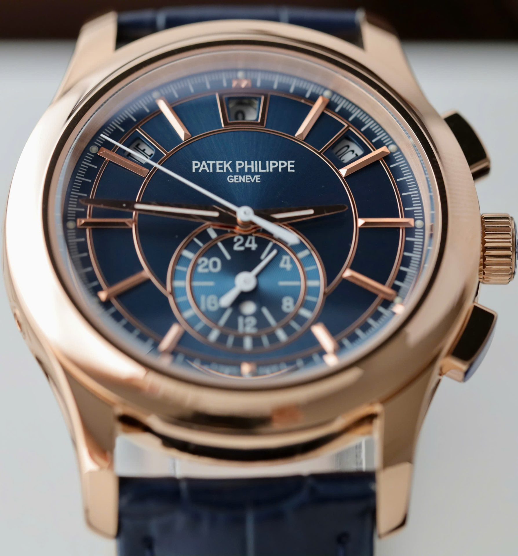 Patek Philippe Complications 5905R Chronograph Best Replicas Blue Dial 41mm