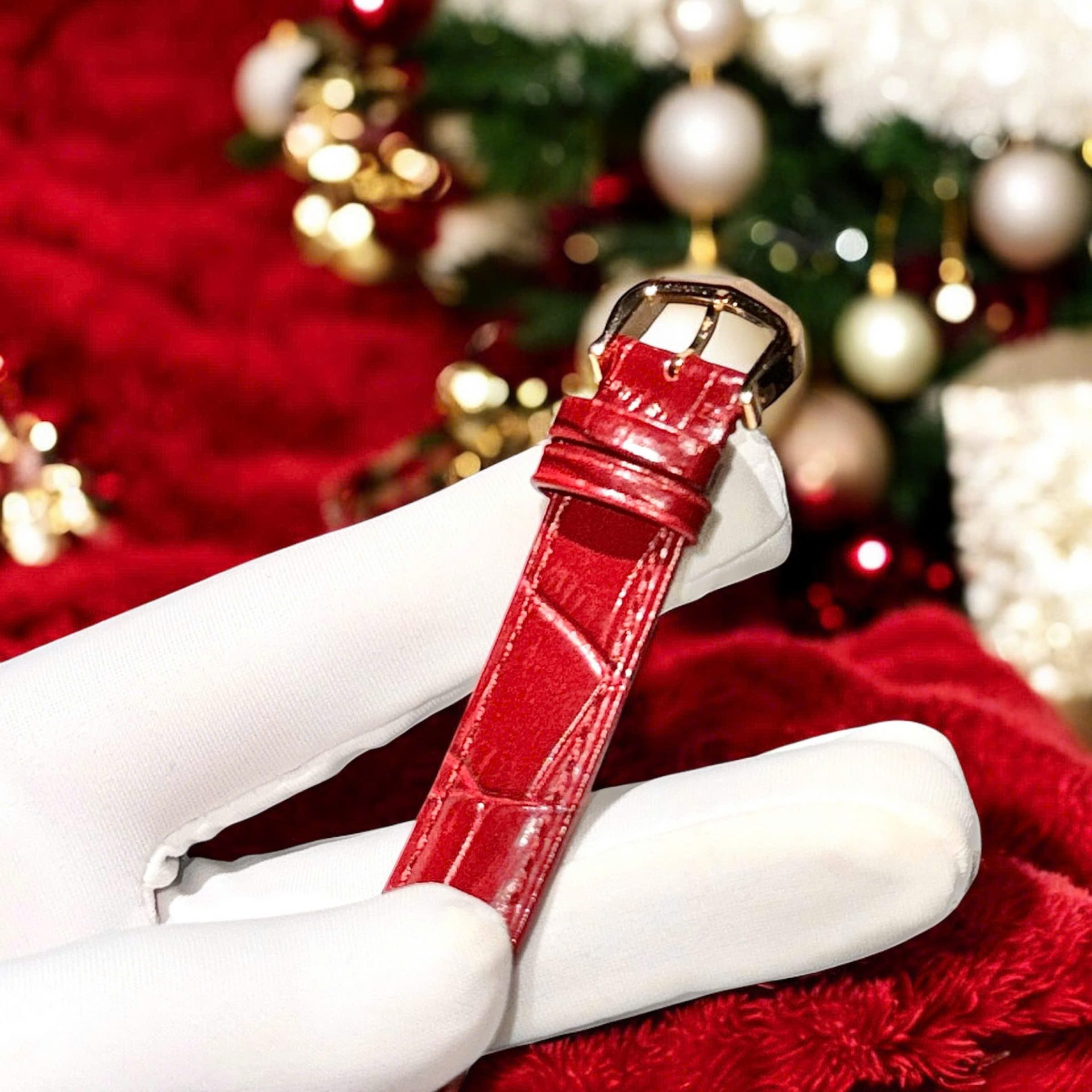 Cartier Santos Dumont WJSA0017 Red Copies Watches 18K Gold Wrapped + Diamonds Moissanite 33x38mm