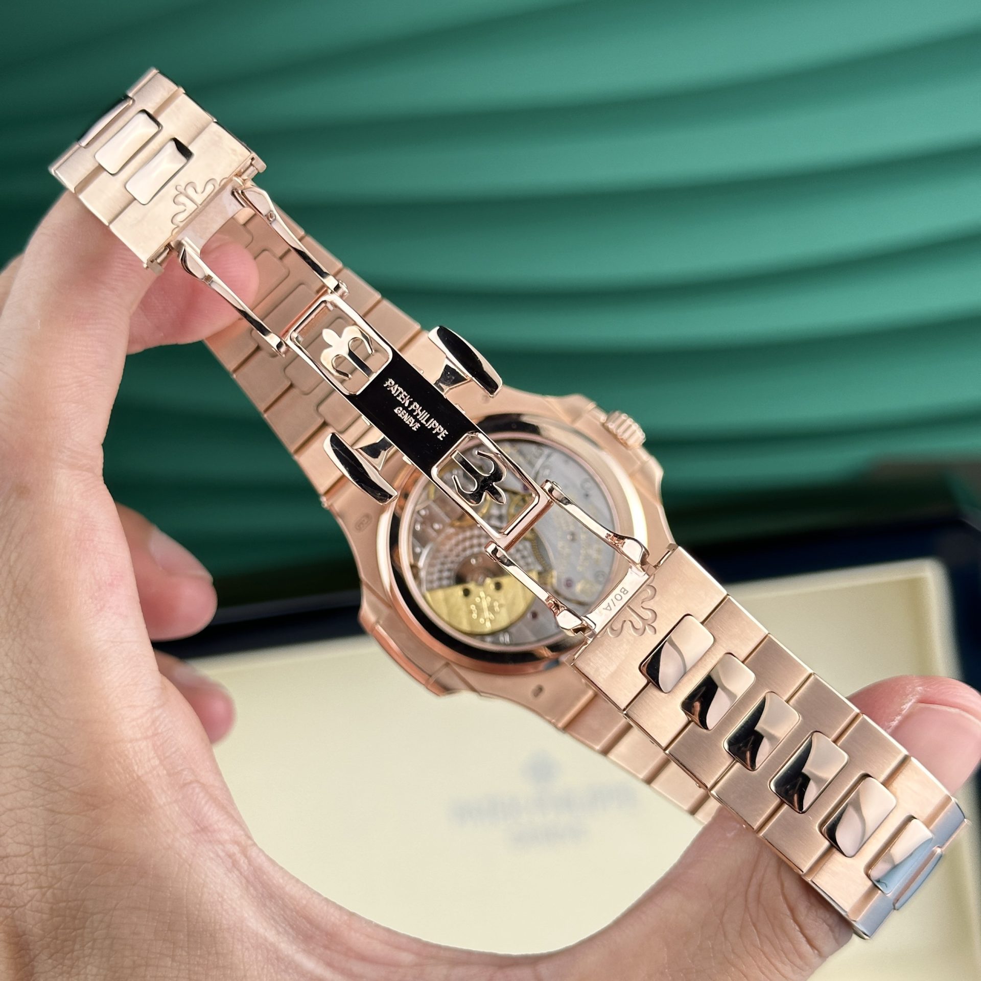 Patek Philippe Nautilus 5712R Custom Gold Wrapped Refined Movement 40mm