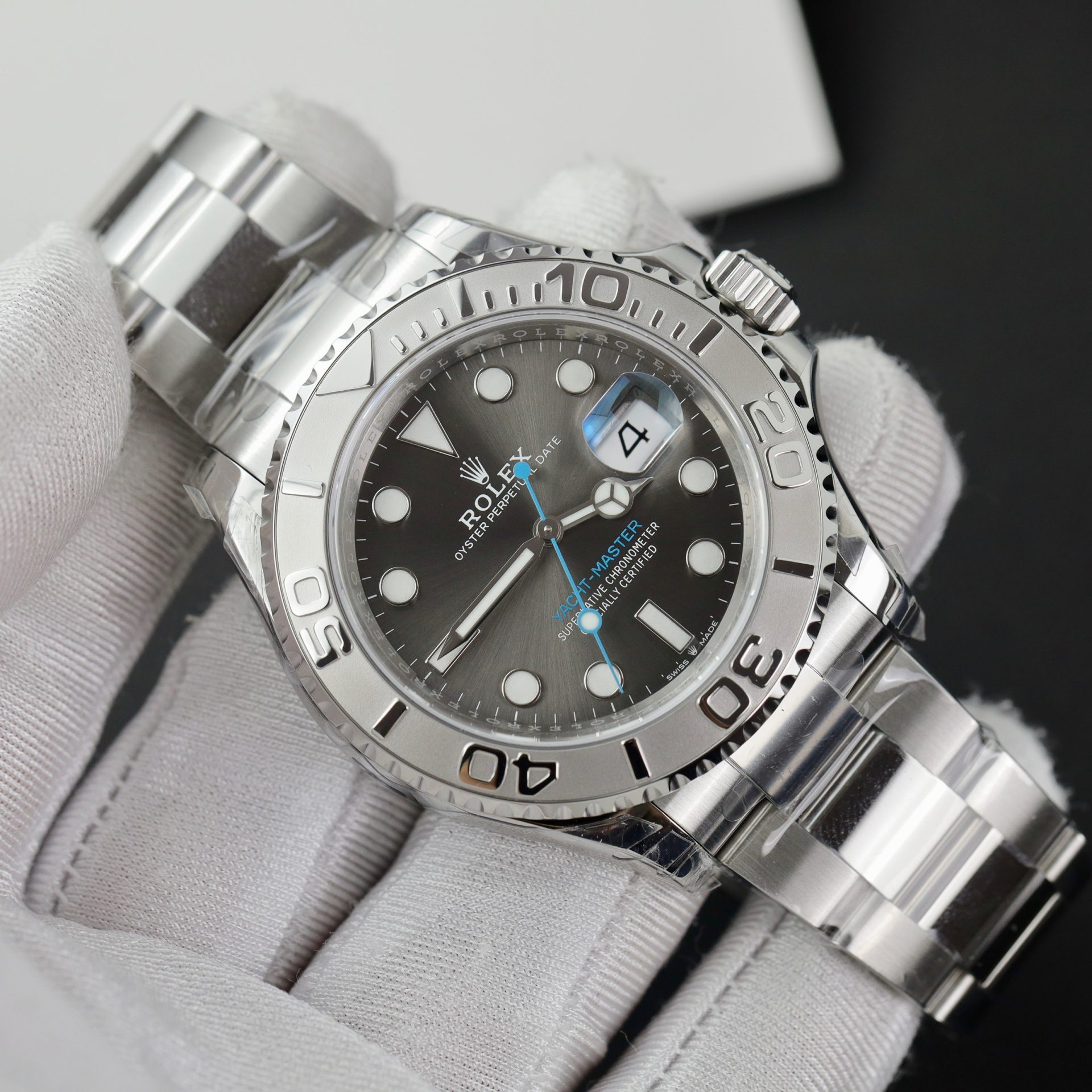 Rolex Replica Watch Yacht-Master 268622 Gray Dial VS Factory 40mm