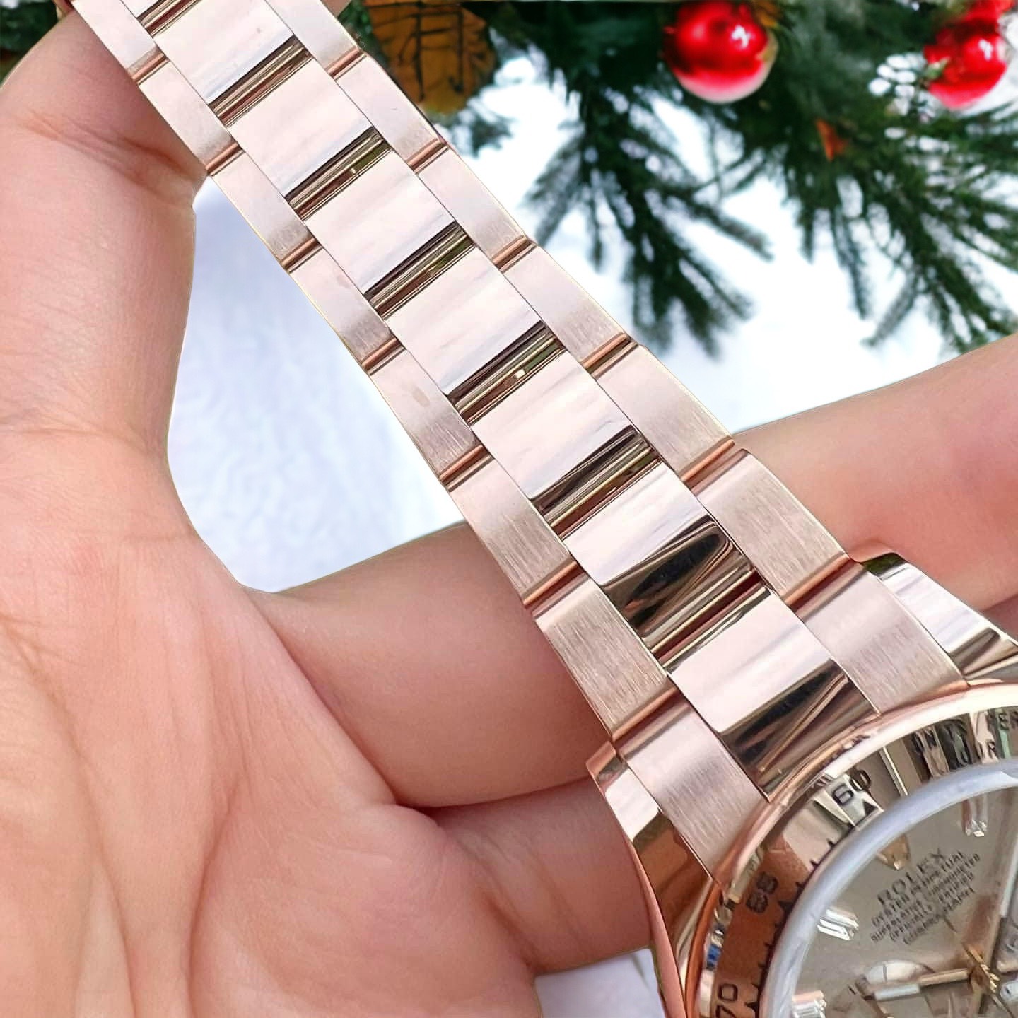 Rolex Daytona 18K Solid Rose Gold Replica Watch 40mm