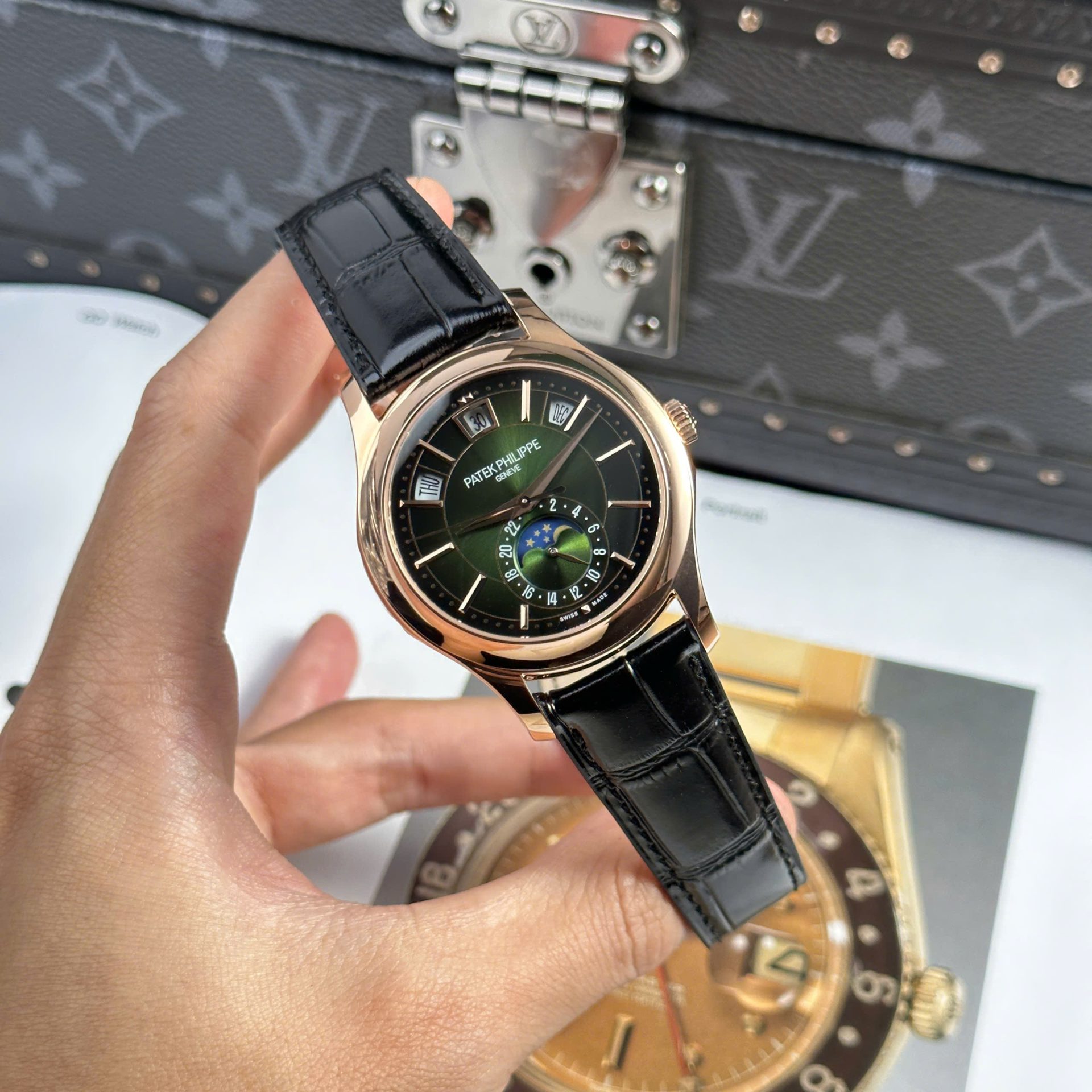 Patek Philippe Replica Watch Complications 5205R Green Dial 40mm