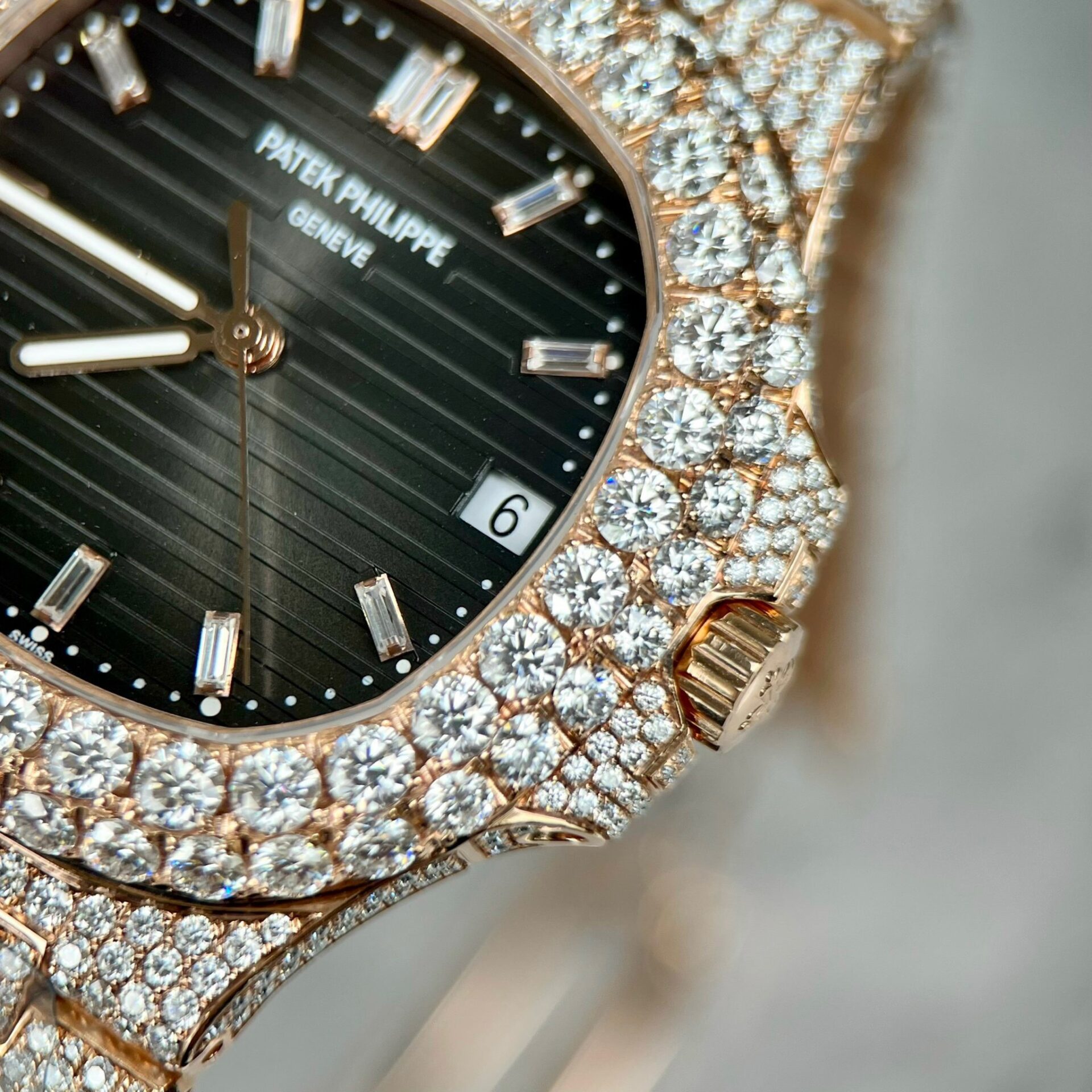 Patek Philippe 5711 Replica Watch With Moissanite Diamond Refined 3K 40mm