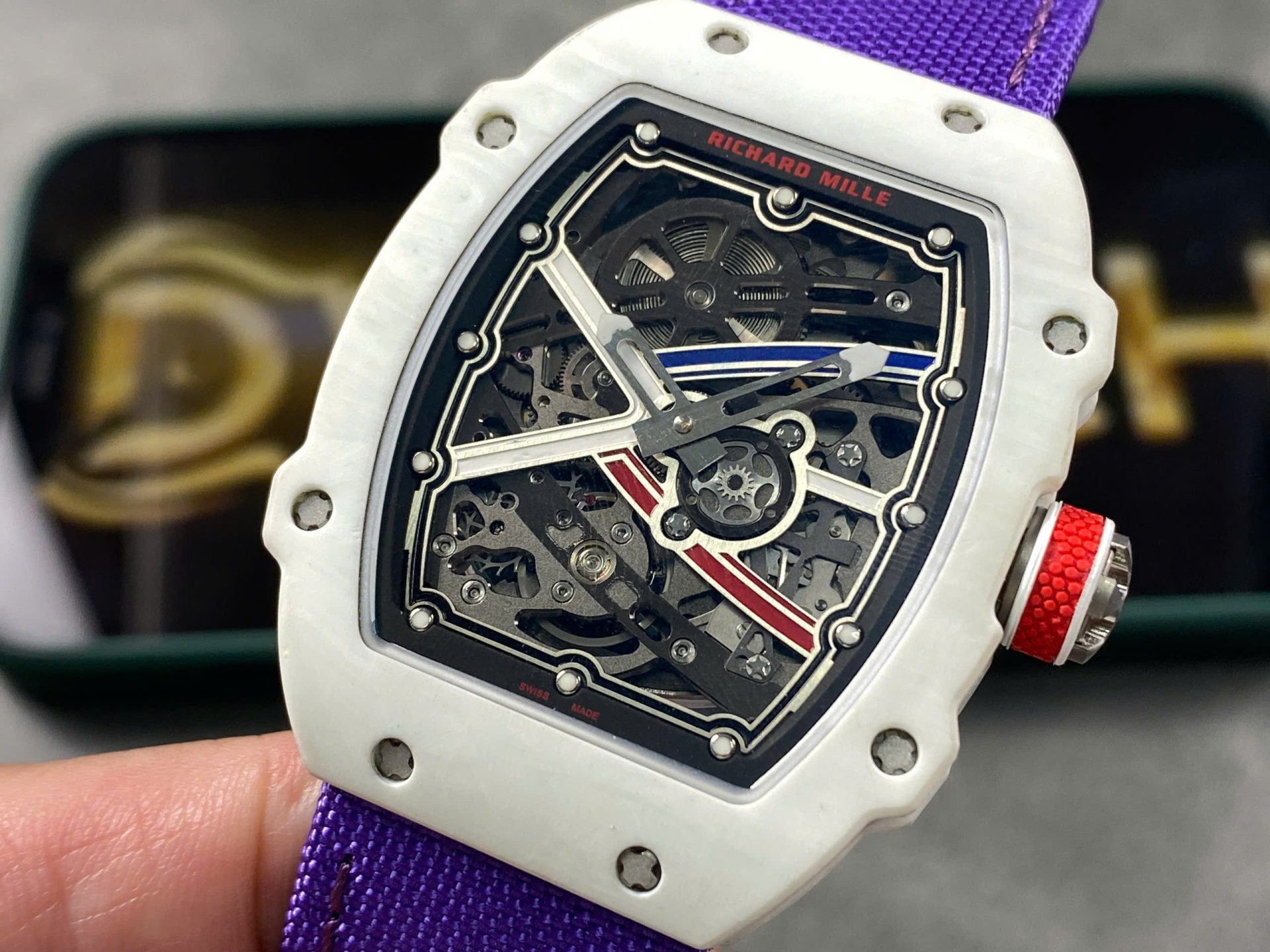 Richard Mille RM67-02 Refined Case White Carbon Super Light 37 Grams 38.7×47.52mm