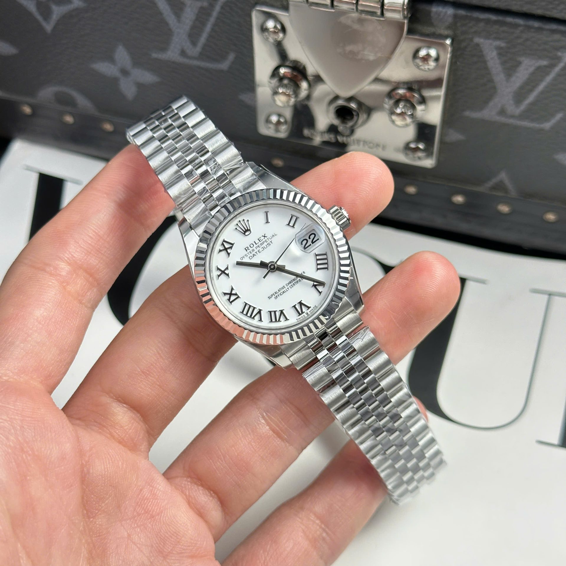 Rolex DateJust Copies Watches Dial White Jubilee Strap THB Factory 31mm
