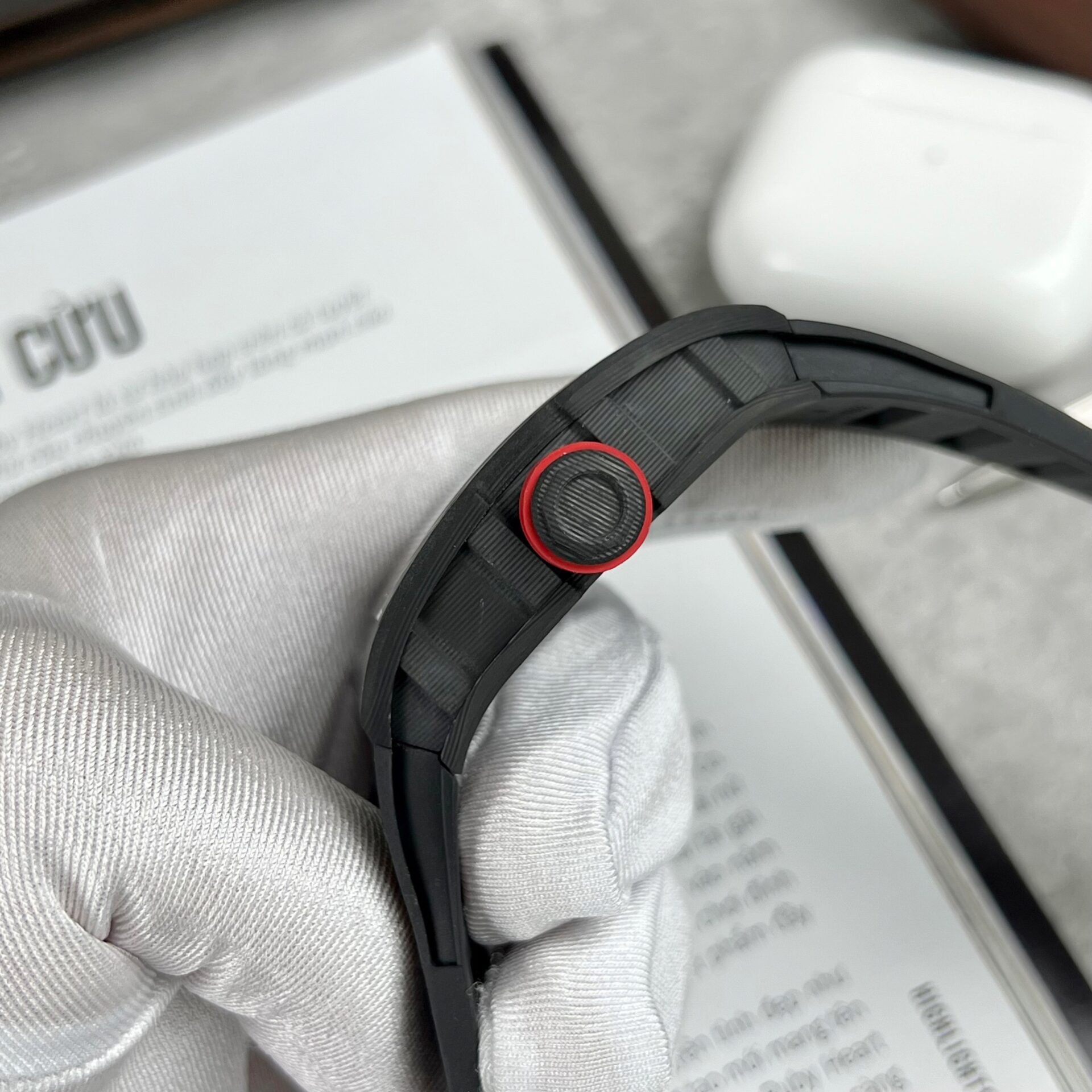 Richard Mille RM055 Replica 1:1 Watch Black BBR Factory 45mm