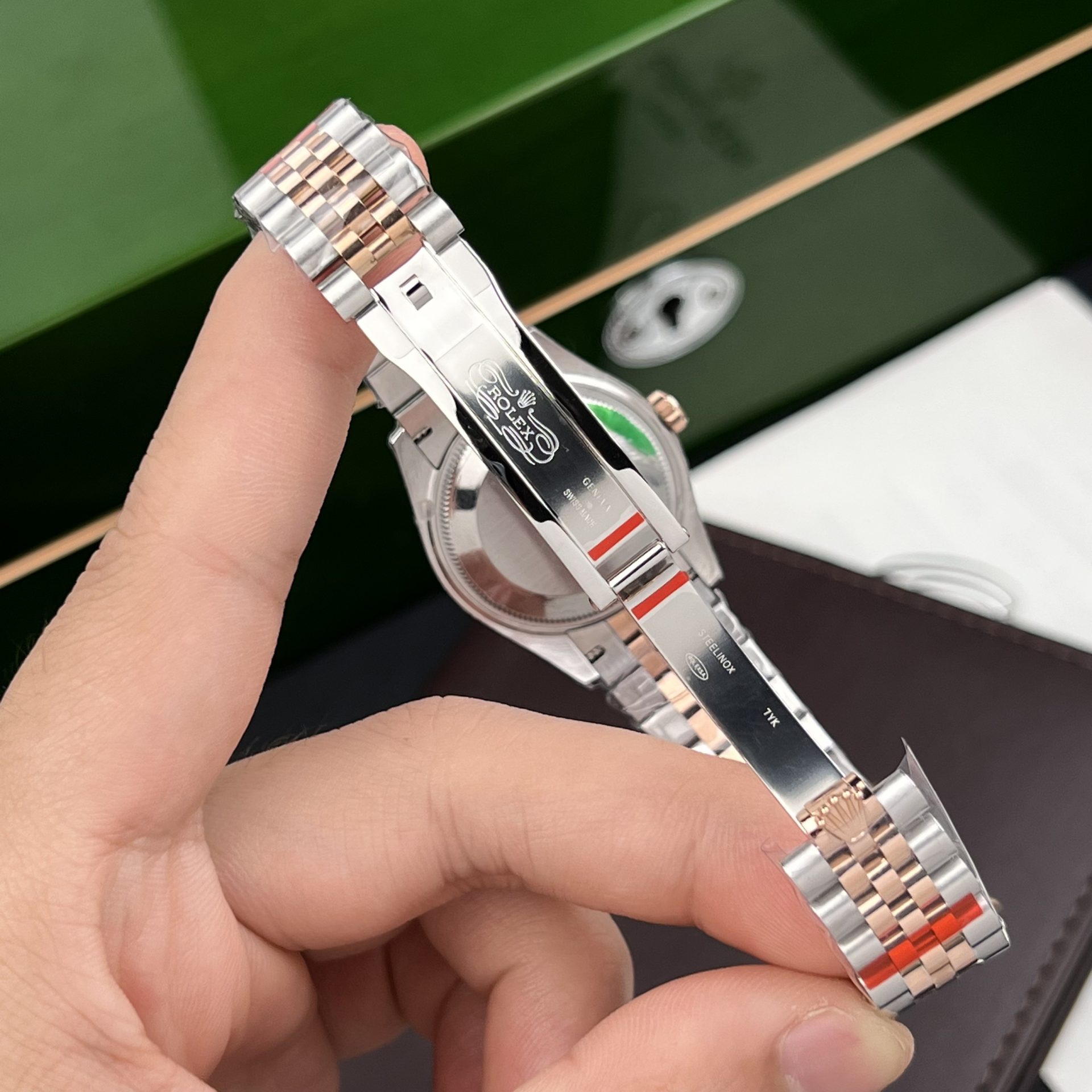 Rolex Replica Watch DateJust Mother Of Pearl Dial EW Factory 31mm