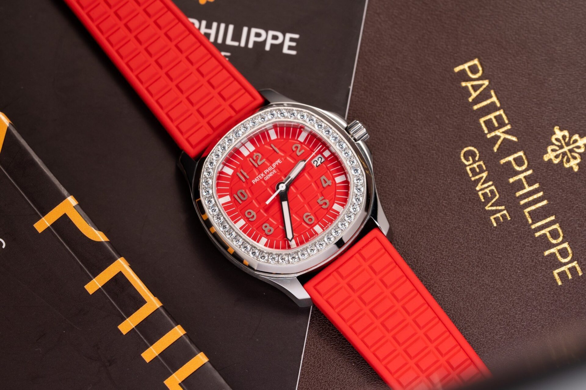 Patek Philippe Aquanaut 5067G Replica Watch Red PPF 35.6mm