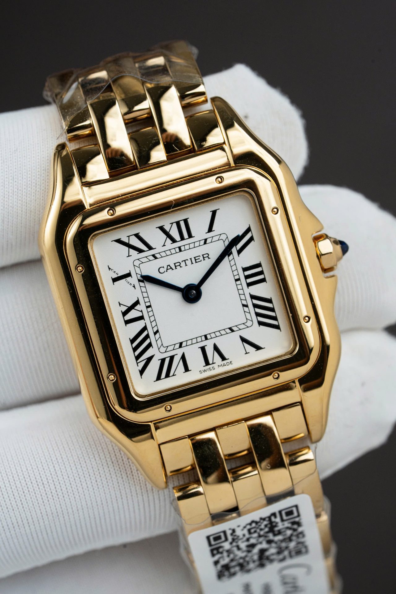 Cartier Panthere WGPN0009 Fake Watch White Dial Metal Wire 27x37mm