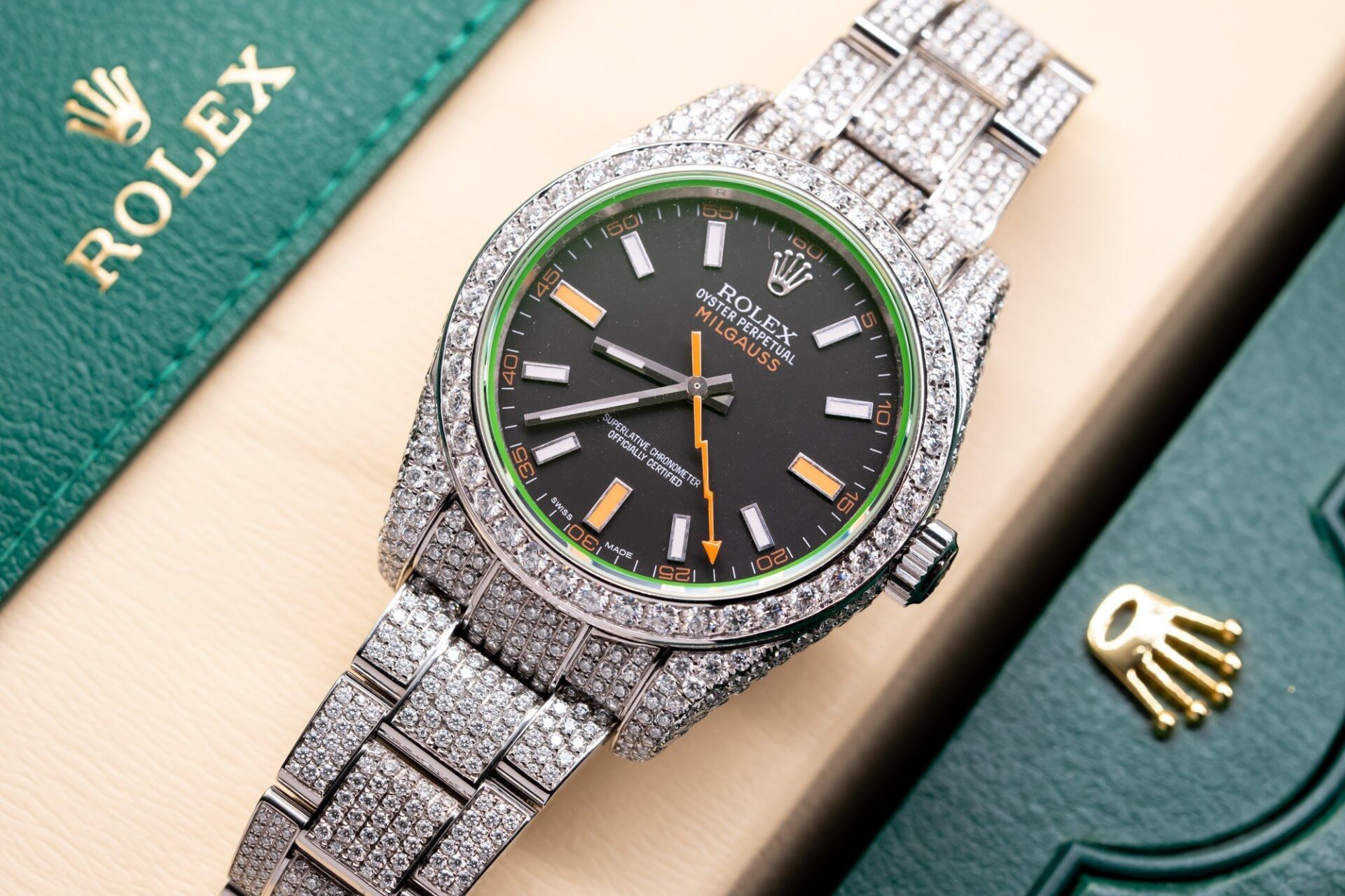 Rolex Best Replica Watch With Moissanite Diamond Hong Kong 41mm