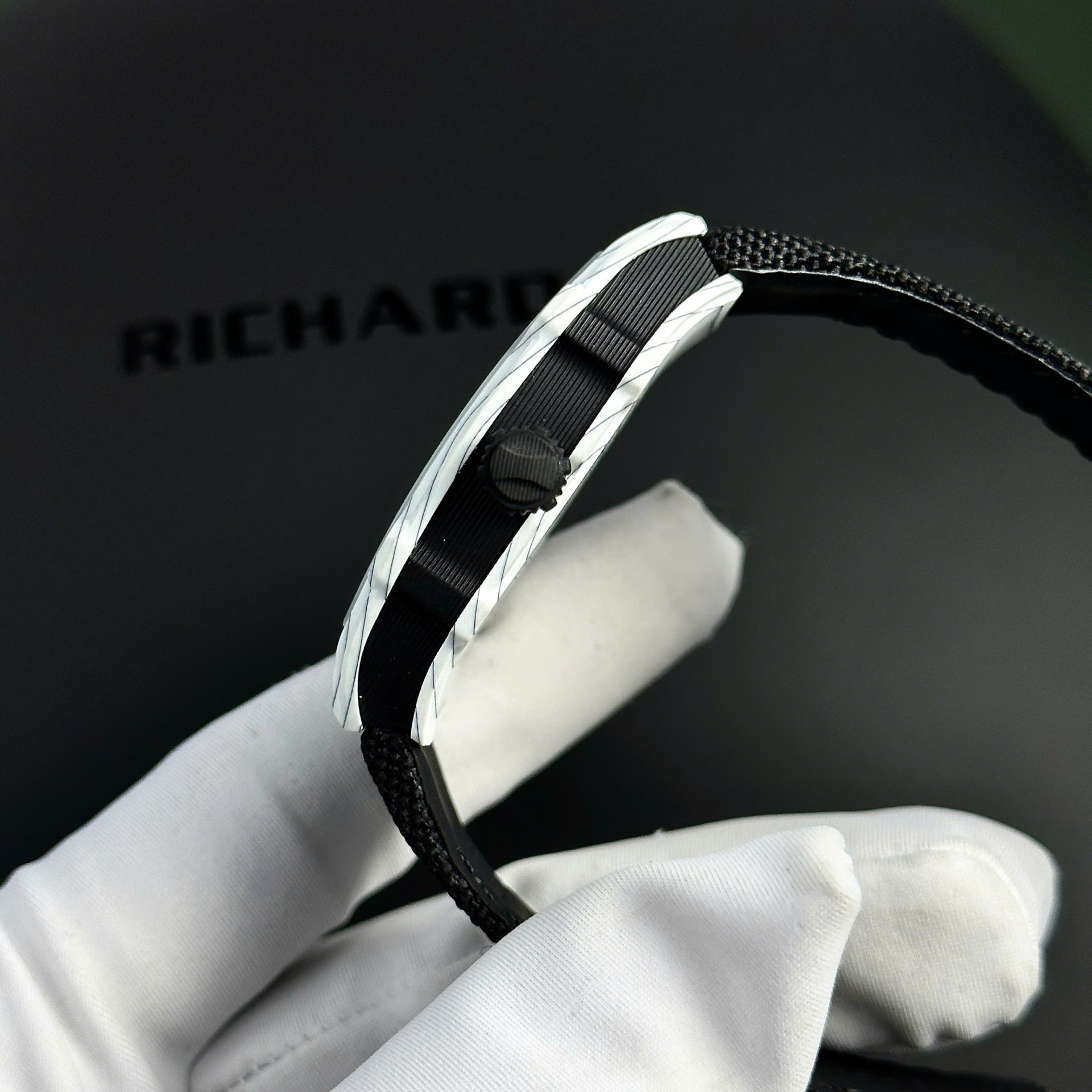 Richard Mille RM27-05 Rafael Nadal Replica Watch White Carbon Case 37.25×47.25mm