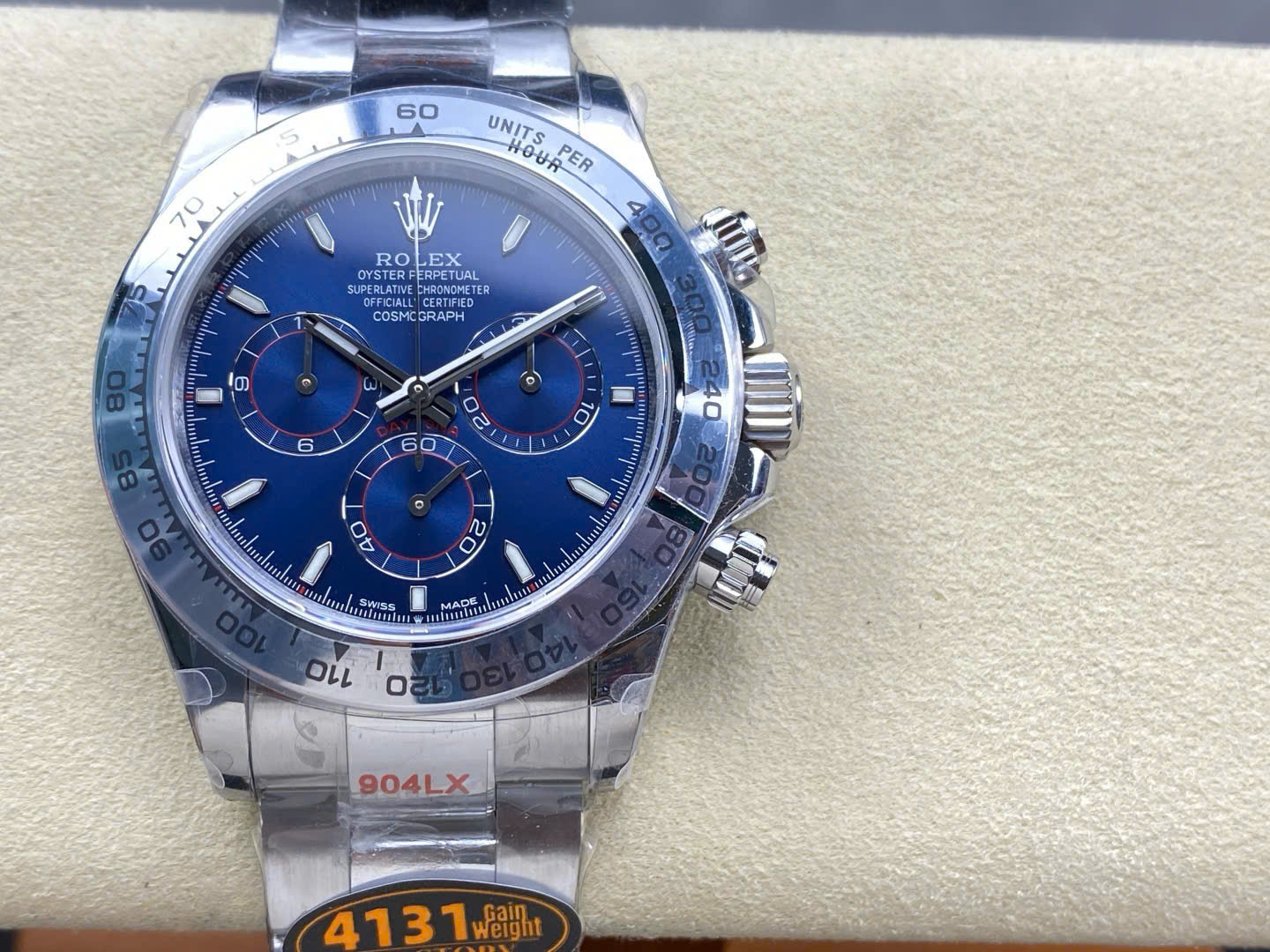 Rolex Cosmograph Daytona 126509 Copies Watches Blue Dial Weight 178 Grams QF Factory 40mm