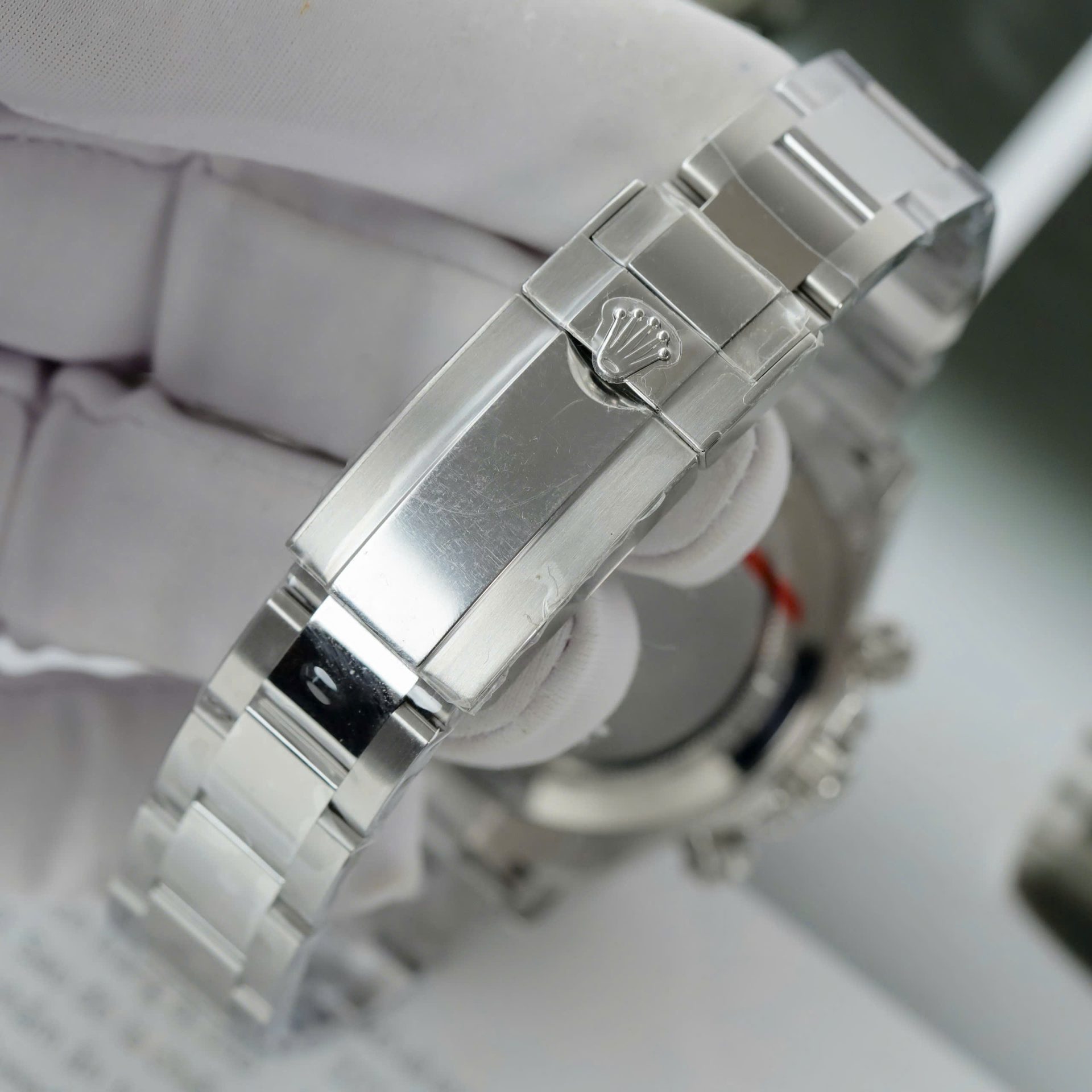 Rolex Best Replica Watch Daytona 126599TRU Custom Ruby Red Baguette 40mm