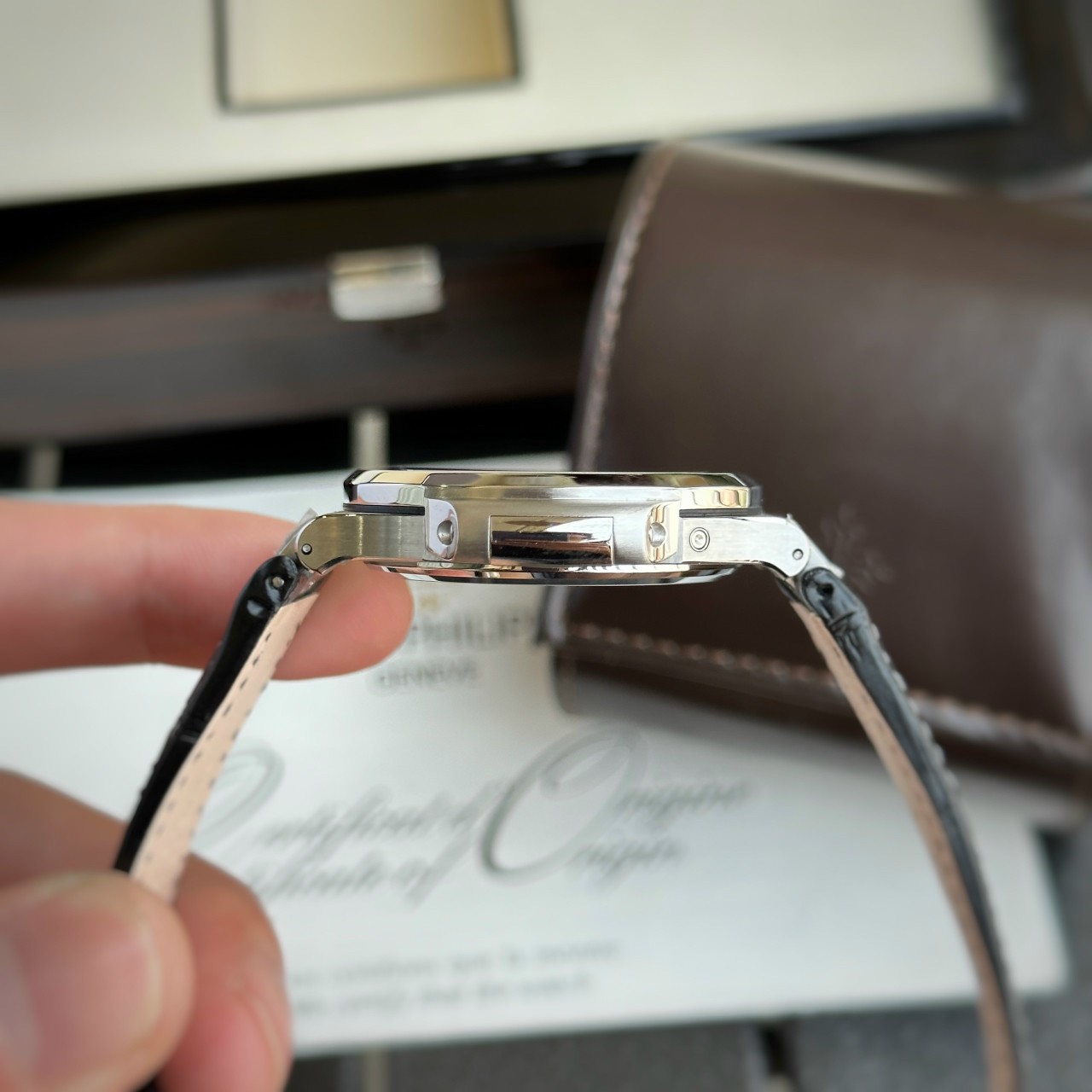 Patek Philippe 5712 Replica Watch Grey Dial GR Factory 40mm