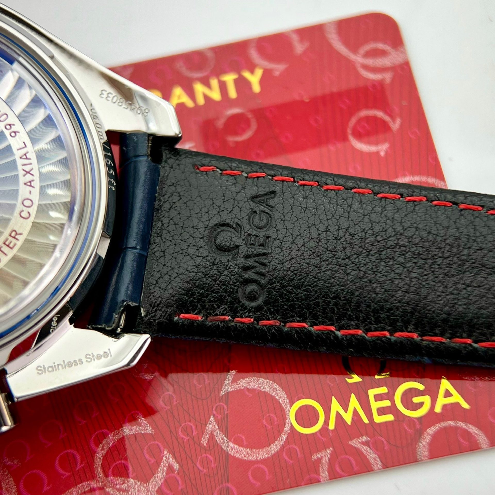 Omega Replica Watch Speedmaster Co-Axial Moonphase Blue Dial 44mm