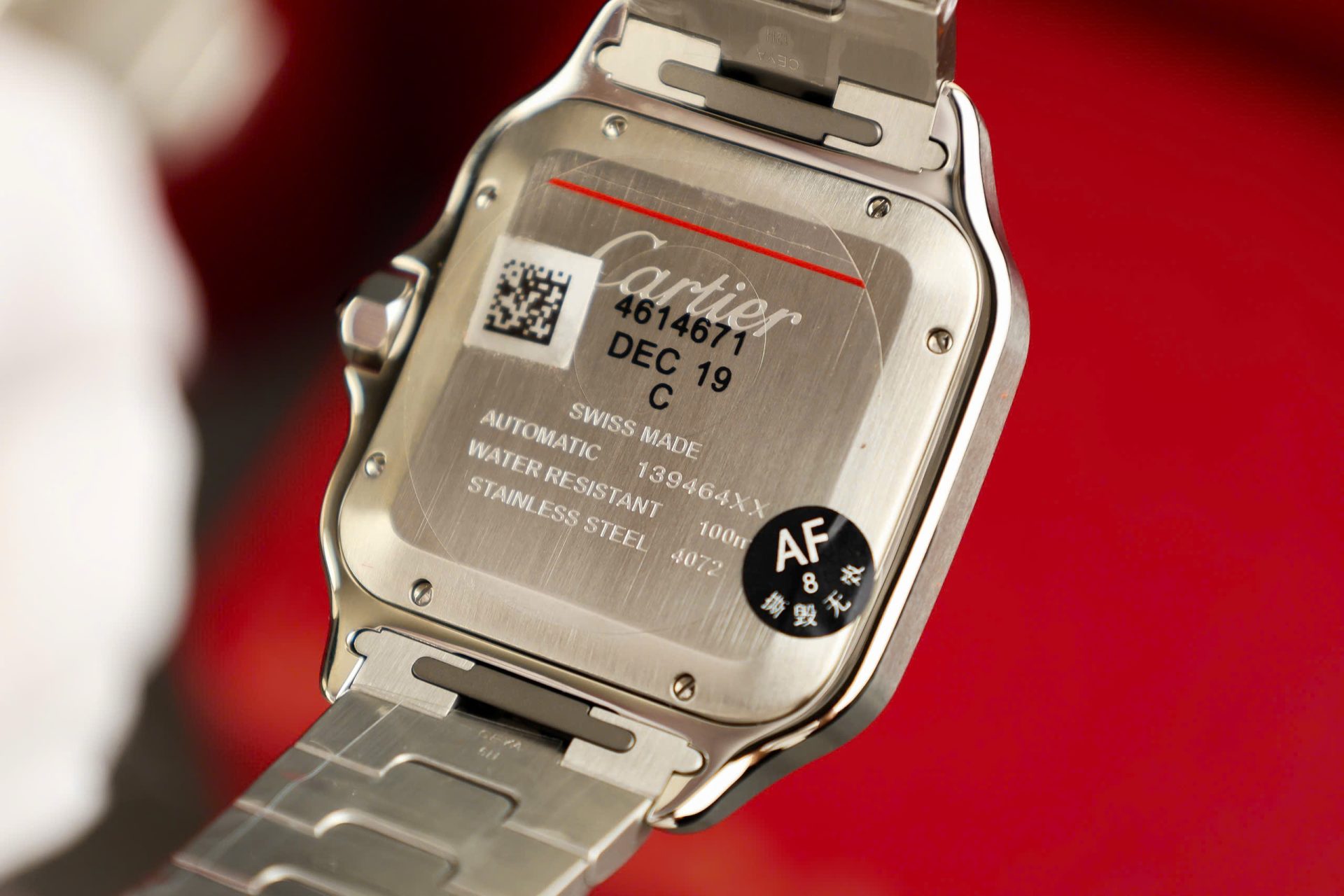 Cartier Santos Replica 11 Watch Gray Dial AF Factory 39.8mm