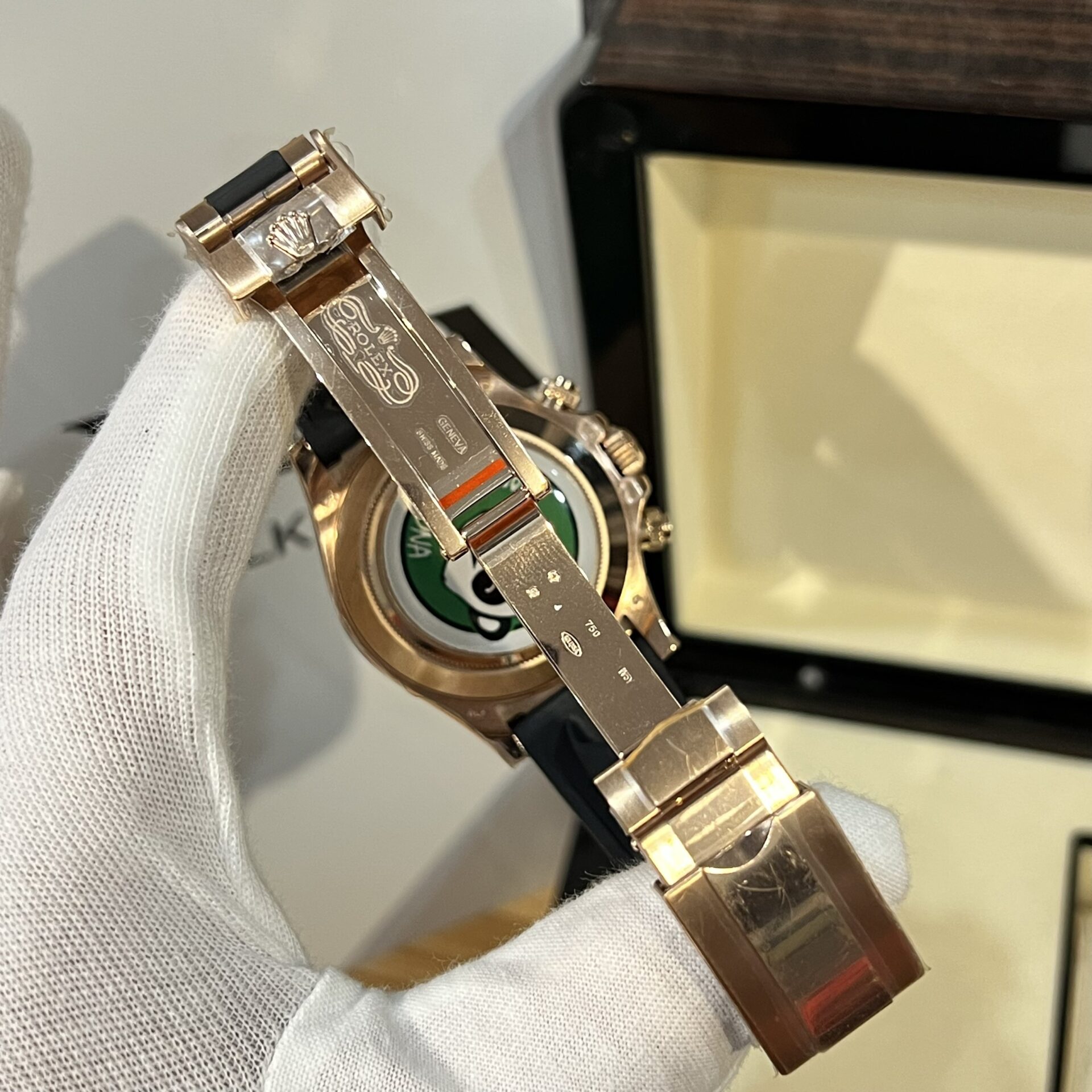 Rolex Daytona Replica Watch White Dial Rubber Strap BT Factory 40mm