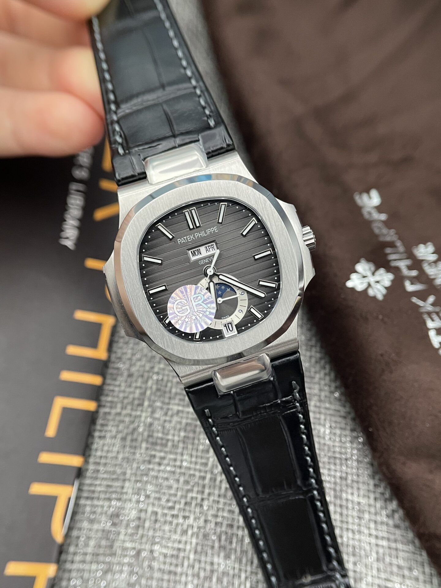 Patek Philippe Nautilus 5726 Replica Watch Gray Dial GRF 40.5mm