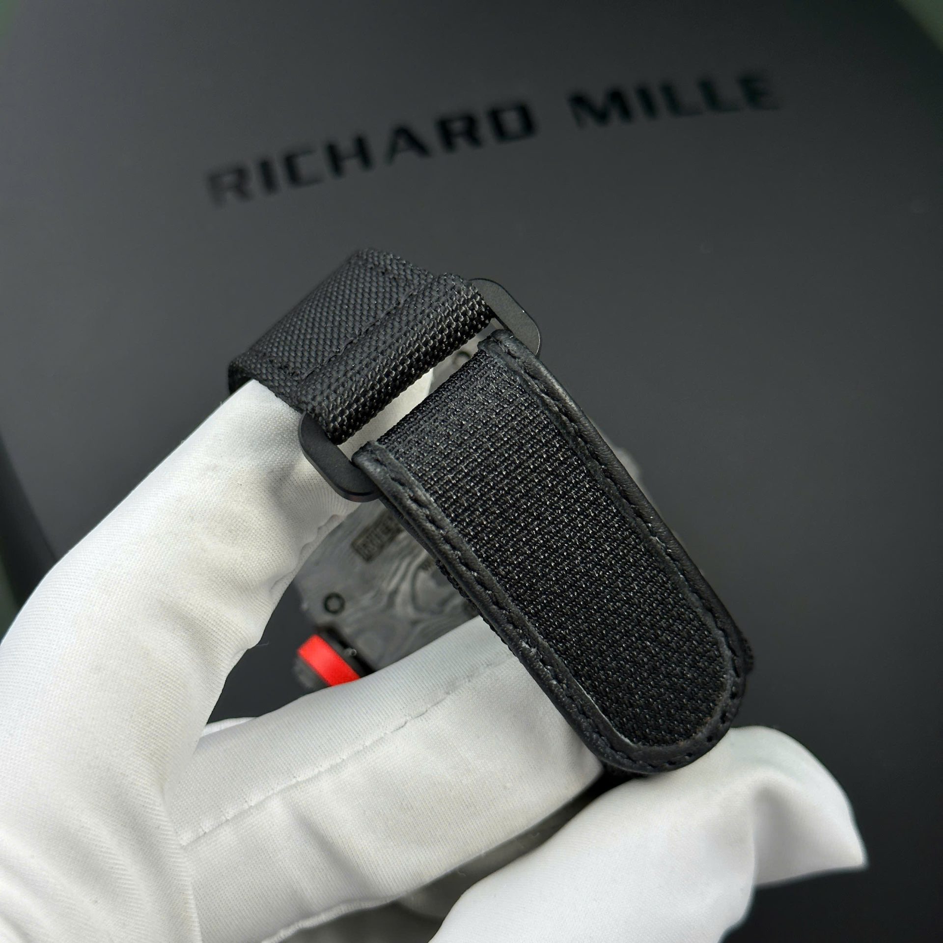 Richard Mille RM35-01 Replica Watch Carbon Case Fabric Nato StrapBBR Factory 44,5x50mm