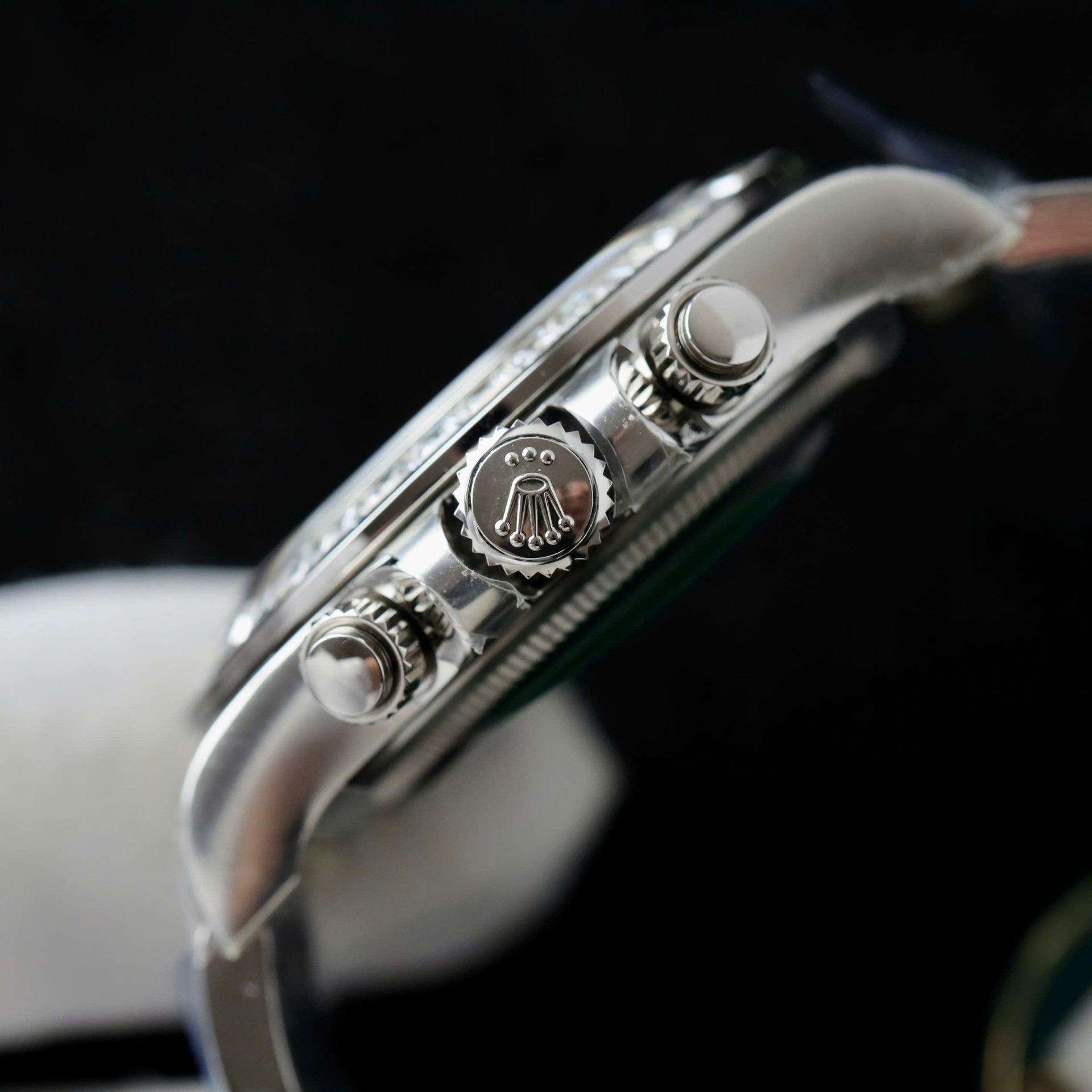 Rolex Daytona 126500 Copies Watch Diamonds Moissanite Custom 40mm