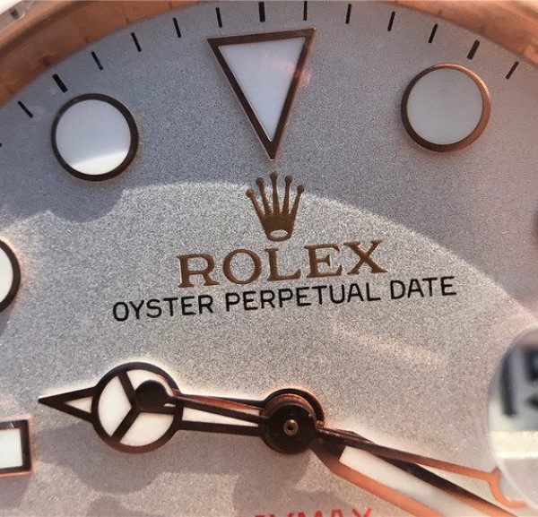 Replica Rolex Yacht-Master 116655 RG White Dial White Ceramic Rubber Strap A2824