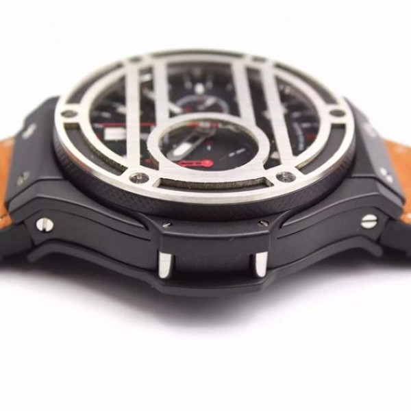 Replica Hublot Big Bang 44mm Black Dial Chukker Bang SS A7750