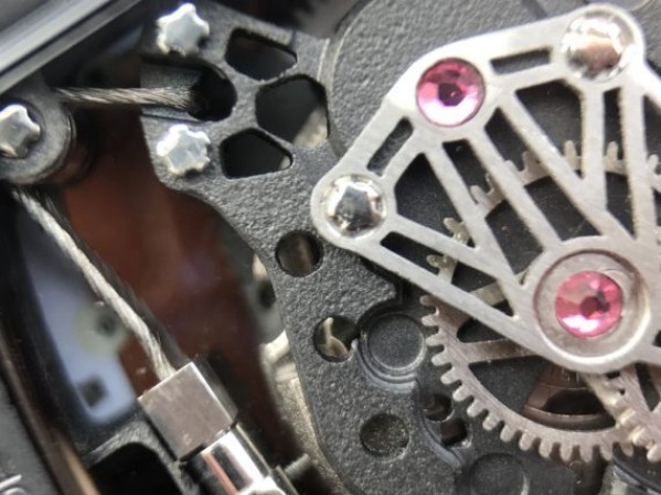 Replica Richard Mille RM027 PVD Skeleton Dial Black Rubber Strap 6T51