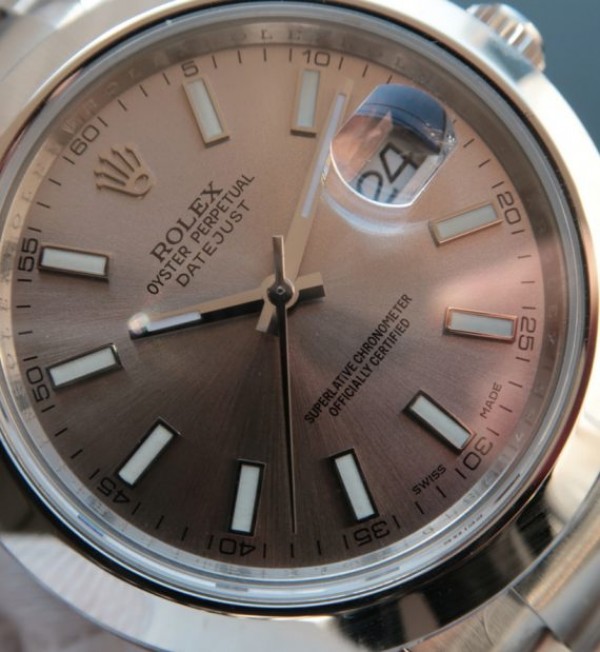 Replica Rolex DateJust II 41mm 126333 SS Brown Dial SS Bracelet A3136