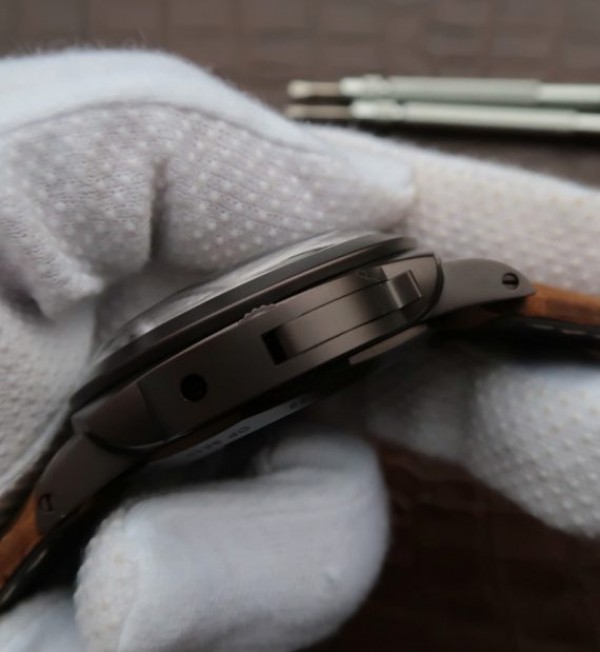 Replica Panerai XF PAM375 Brown Dial Brown Asso Strap P3000