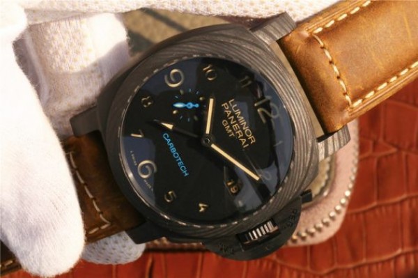 Replica Panerai PAM441 Carbotech Case VSF Brown Asso Strap P.9001