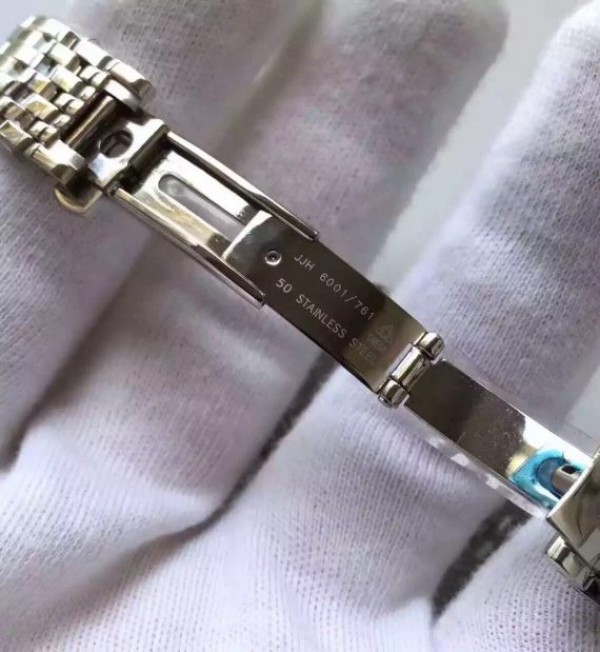 Replica Omega MKF De Ville 33mm Diamonds Markers Blue Dial SS Bracelet A2824