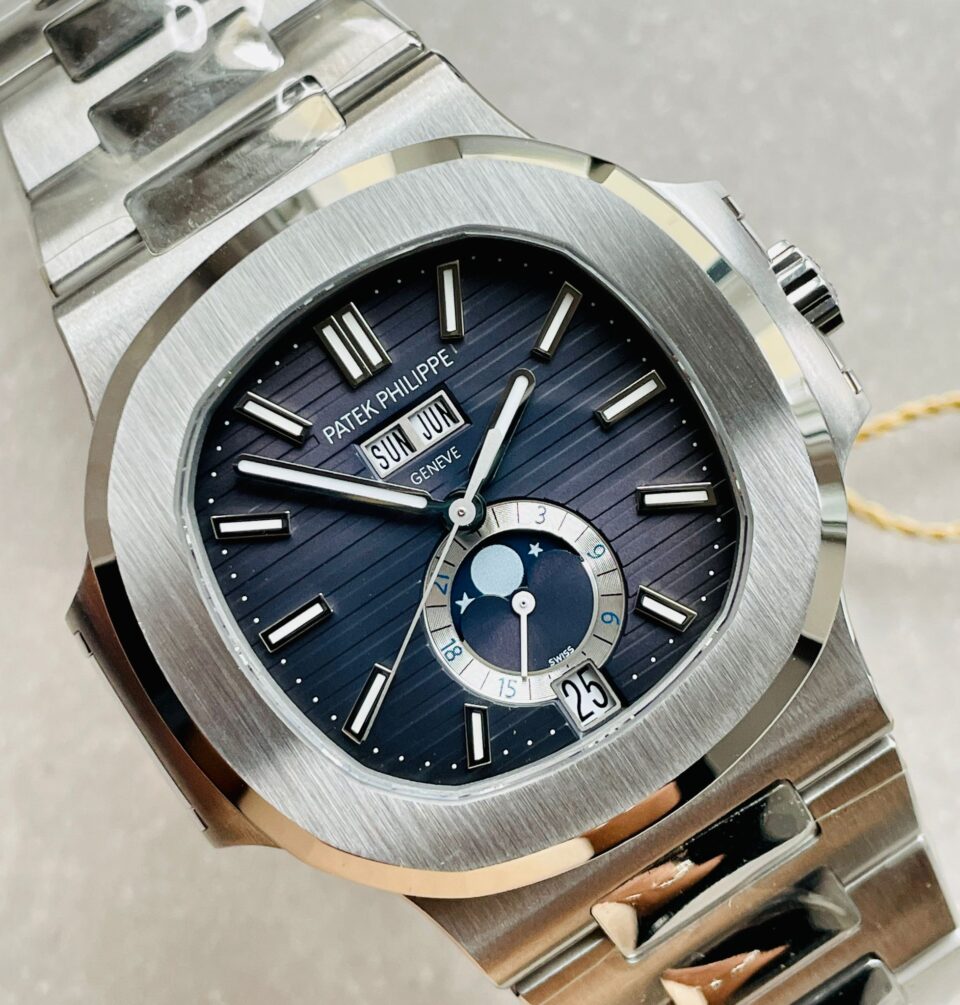 Replica PATEK PHILIPPENautilus 5726 Full Function Moonphase PPF 1:1 Best Blue Dial A324