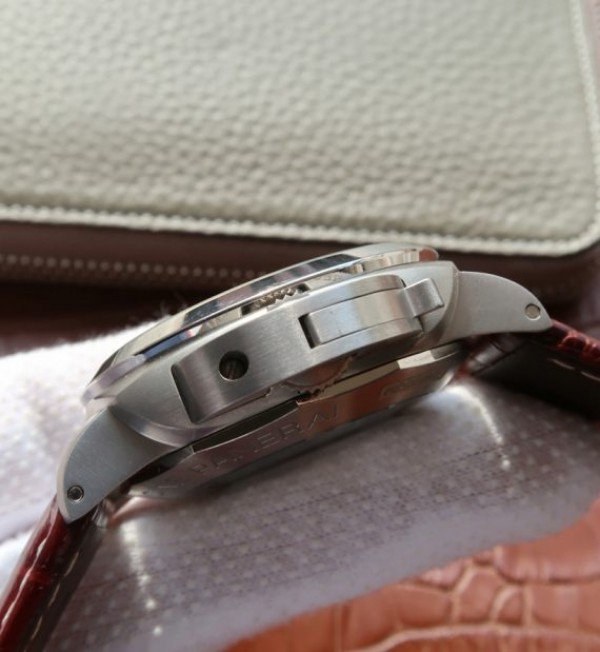 Replica Panerai VSF PAM351 Titanium Brown Leather Strap P.9000