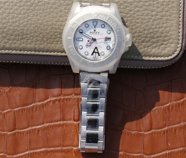 Replica Rolex Yacht-Master 116622 JF White Dial on SS Bracelet SH3135