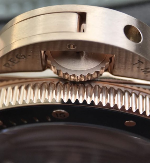Replica Panerai XF PAM684 RG Luminor Submersible Rubber Strap P.9010