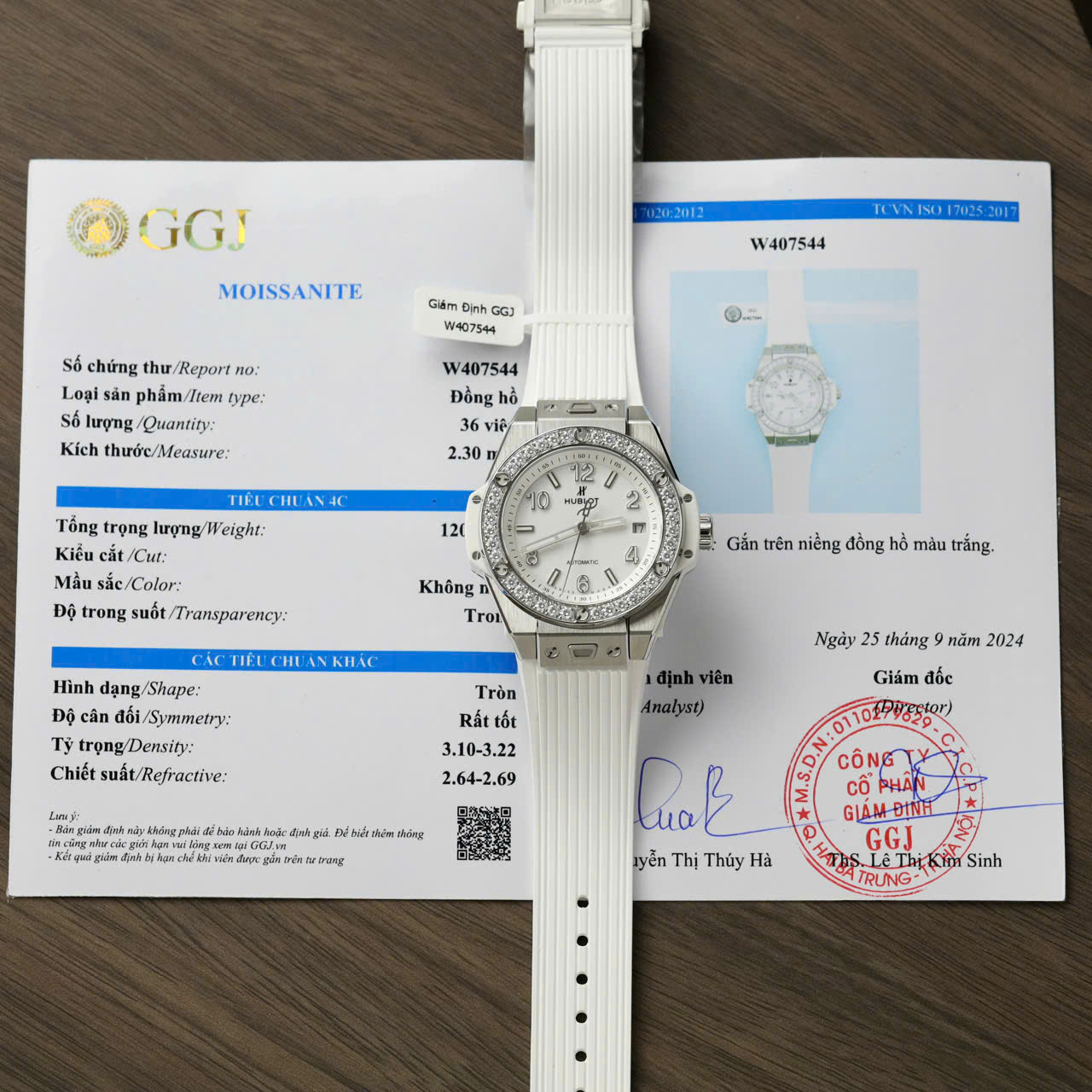 Hublot Big Bang One Click Titanium Customs Moissanite Diamonds Bezel Replica Watch 39mm