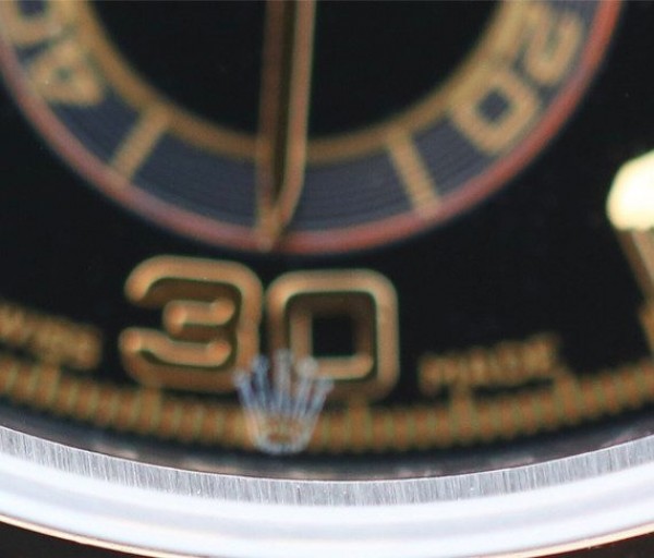 Replica Rolex Daytona 116523 Thick YG Wrapped Black Dial Diamonds Markers SS/YG Bracelet A7750