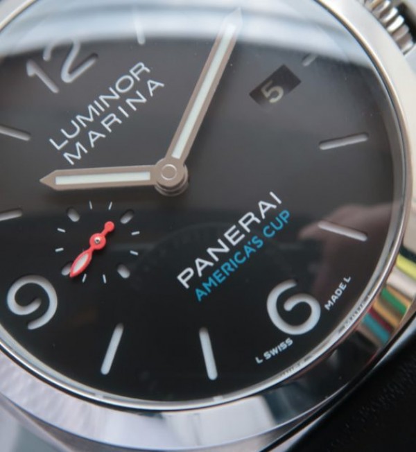 Replica Panerai SF PAM727 S Americas Cup Thick Leather Strap P9010