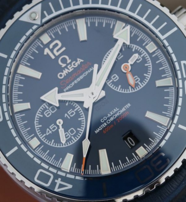 Replica Omega Planet Ocean Master Chronometer OMF Blue LiquidMetal Blue Leather A9900