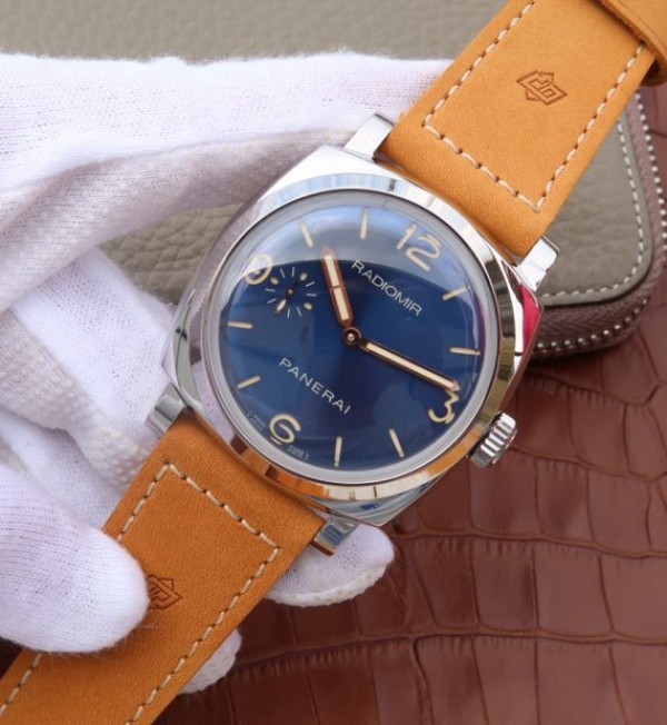 Replica Panerai ZF PAM690 Blue Dial Leather Strap P.3000 Super Clone