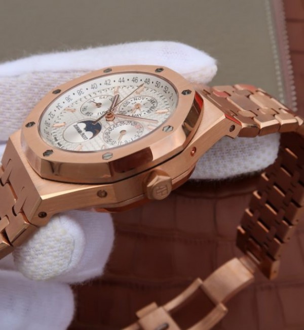 Replica Audemars Piguet JF Royal Oak 41mm 26574 RG White Dial A5134