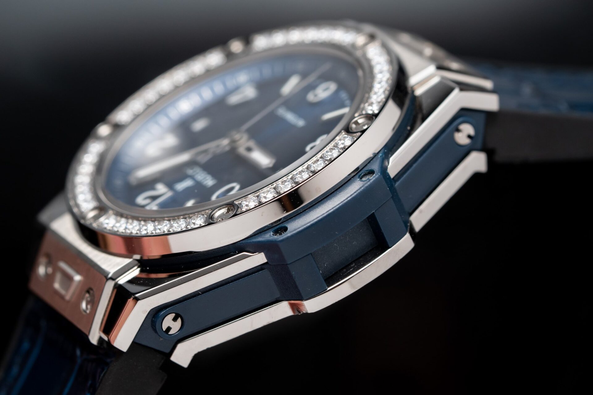 Hublot Big Bang One Click Fake Watch Blue Dial 39mm