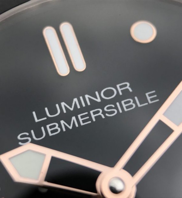 Replica Panerai XF PAM684 RG Luminor Submersible Rubber Strap P.9010