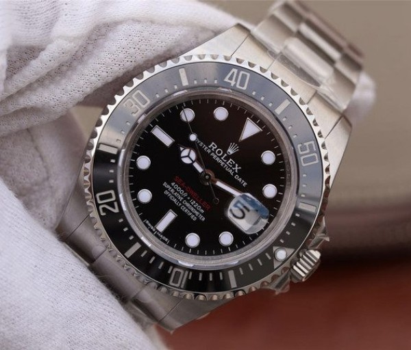 Replica Rolex Sea-Dweller DEEPSEA 116660 Black Ceramic Noob A2836