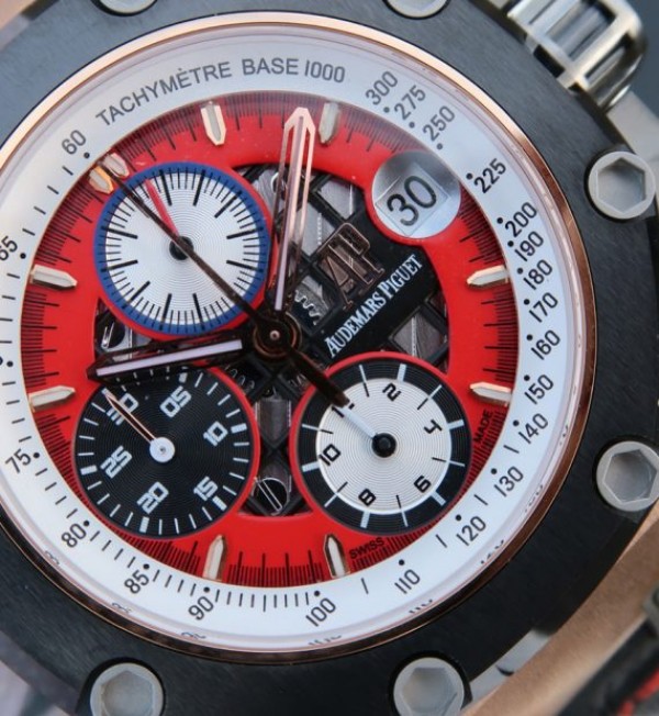 Replica Audemars Piguet JF Royal Oak Offshore 26078 RG Skeleton Dial A3126