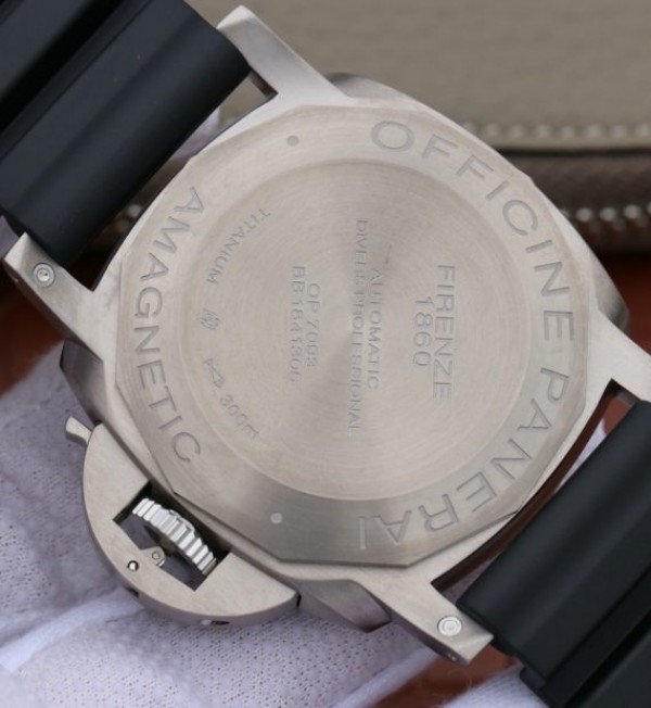 Replica Panerai XF PAM1389 Titanium Black Ceramic Bezel Rubber Strap P.9010