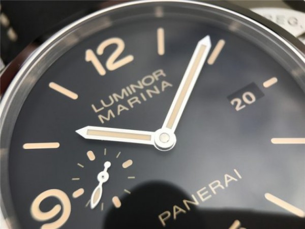 Replica Panerai PAM498 VSF Black Dial Leather Strap P.9000