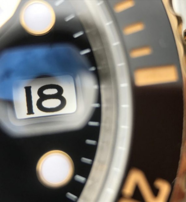 Replica Rolex Submariner 116613 LN Noob Black Dial SS/YG Bracelet A3135